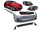 Komplet Body Kit za VW Golf 7 VII 2013-2016 GTI Look s Maska i Farovi LED DRL