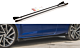 Maxton racing durability bočni pragovi difuzori + flapsovi vw golf 7 r / r-line facelift