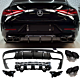 Difuzor i nastavci auspuha Mercedes X257 C257 CLS crni CLS 63 AMG design