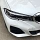Obrve farova eyelids crni sjajni BMW 3 Series G20 G21 2019-2022 (pre-LCI)