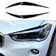 Obrve farova eyelids crni sjajni BMW X1 F48 2015-2019 (pre-LCI)