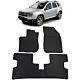 Auto Tepisi Gumeni Crni Premium Set za Dacia Duster I 10-18