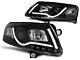 FAROVI TUBE LIGHT DRL BLACK za AUDI A6 C6 04.04-08