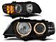 FAROVI ANGEL EYES BLACK LED ŽMIGAVCI za BMW X5 E53 09.99-10.03