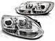 FORD FOCUS MK3 11- 10.14 FAROVI DAYLIGHT CHROME