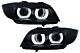 3D Angel Eyes LED DRL Xenon Farovi za BMW 3  E90 E91 LCI s AFS (2008-2011) Black