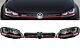 Farovi 3D LED Turn Light DRL s Grille za VW Golf 7 VII (2012-2017) RED R20 GTI Look