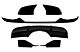 Body Kit Prednji Branik  Lip i Difuzor i Poklopci Retrovizora za BMW X5 F15 (2014-2018) Aero Paket  M Technik Sport look Piano Crni