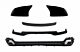 Body Kit Prednji Branik  Lip s Difuzor i Poklopci Retrovizora za BMW X5 F15 (2014-2018) Aero Paket  M Performance look