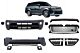 Body Kit za Land Range Rover Sport L320 Facelift (2009-2013) Autobiography look Black Silver Grille Edition