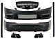 Body Kit za MERCEDES Benz W221 2005-2011 A-look s Maska Piano Crni i Nastavci Auspuha Black Edition