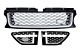 Maska i Bočni Spojler za Land Range Rover Sport L320 Facelift (2009-2013) Autobiography Look Black Silver Edition