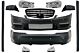 Komplet Body Kit i Maska Piano Crni Komplet Retrovizori za Mercedes S-Class W221 (2005-2009) LWB Facelift look