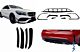 Prednji i Zadnji Branik i Flaps Side Vent Flaps Aero Retrofit Kit za Mercedes CLA W117 Facelift (2016-2018) CLA45 look Canards Piano Crni