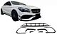 Spojler Prednjeg Branika i Fins Aero Retrofit Kit za Mercedes CLA W117 Facelift (2016-2018) CLA45 look Canards Piano Crni