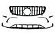 Spojler Prednjeg Branika i Fins Aero s Maska za Mercedes A-Class W176 Facelift Sport Line (09.2015-2018) Piano Crni