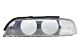 Farovi Glass Lens Replacement za BMW 5 E39 Pre Facelift (1996-2000) Lijevi
