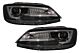 Farovi LED DRL za VW Jetta Mk6 VI (2011-2017) Bi-Xenon look Dynamic Flowing Signals Demon Look