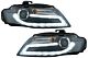 Farovi za Audi A4 B8 8K (2008-2011) LED Daytime Running Light Bar Xenon look LHD