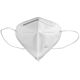 KN95 Bijela trokutasta maska za lice 5 slojeva Unisex za jednokratnu upotrebu sa savijanjem metalne trake