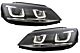LED Farovi za VW Jetta Mk6 VI (2011-2017) GTI 3D U Bi-Xenon look