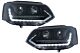 LED Farovi Tube Light DRL za VW Transporter T5 (2010-2015) Dynamic Žmigavci Black
