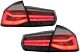 LED Stop Svjetla M Look Black Line za BMW 3 F30 Pre LCI & LCI (2011-2019) Red Smoke pretvorba u LCI look s Dynamic Žmigavci