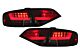 LED Stop Svjetla za AUDI A4 B8 Sedan limuzina (2008-2011) Red Smoke