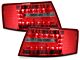 LED Stop Svjetla za AUDI A6 4F Lim. 04-08 red/crystal