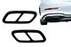 Nastavak Auspuha Okviri Mercedes C-Class W206 S206 Sport Line (2021-Up) Piano Crni