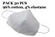 Paket  of 50 Reusable Triangle Mask 96% Cotton i  4% Elastane 2 Layers Unisex Washable