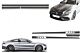 Set Naljepnica Dark Grey za MERCEDES C205 Coupe A205 Cabriolet (2014-up) A45 look Edition 1