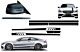 Set Naljepnica Black za MERCEDES C205 Coupe A205 Cabriolet (2014-2016) A45 look Edition 1