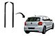 Trunk Rear Window Fin Spoiler za VW Polo 6R MK5 (2009-2018) GTI look Piano Crni