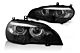 Xenon Farovi Angel Eyes 3D LED DRL za BMW X5 E70 (2007-2013) Black